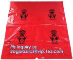 medical waste disposal plastic bag Biohazard garbage bags, Colored medical