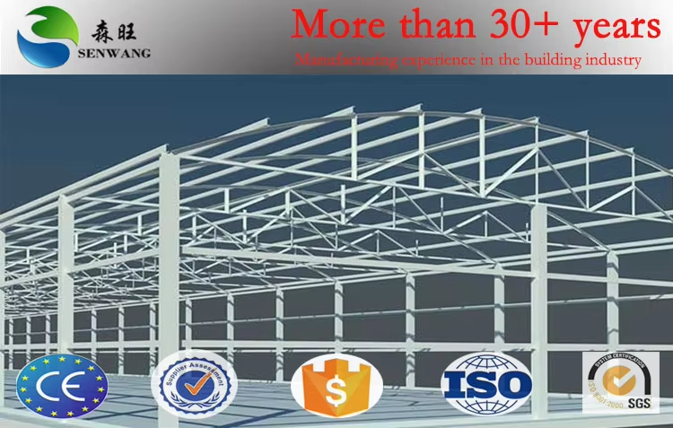 low cost Prefabricated Steel Structure Cow Shed Farm goat house steel structure warehouse
