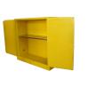 Buy cheap Liquid Safety Flammable Storage Cabinet Yellow Powder Coated 18 Gauge Steel from wholesalers