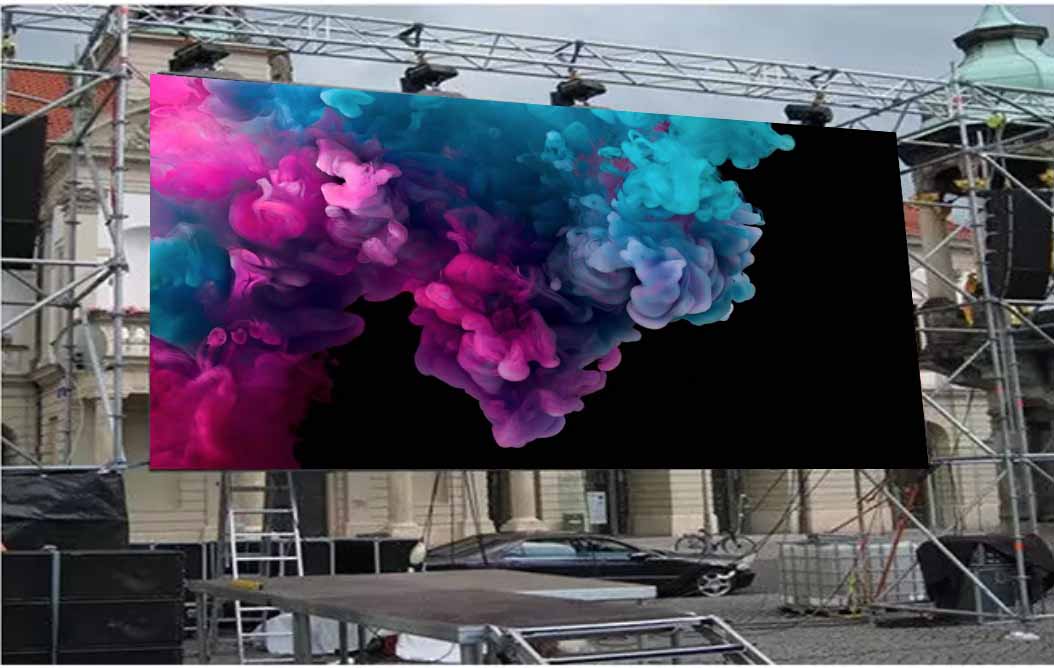 p3.91 front service outdoor rental led display