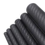 Round Twill Weave Carbon Fiber Tubing 16MM 3K Matte