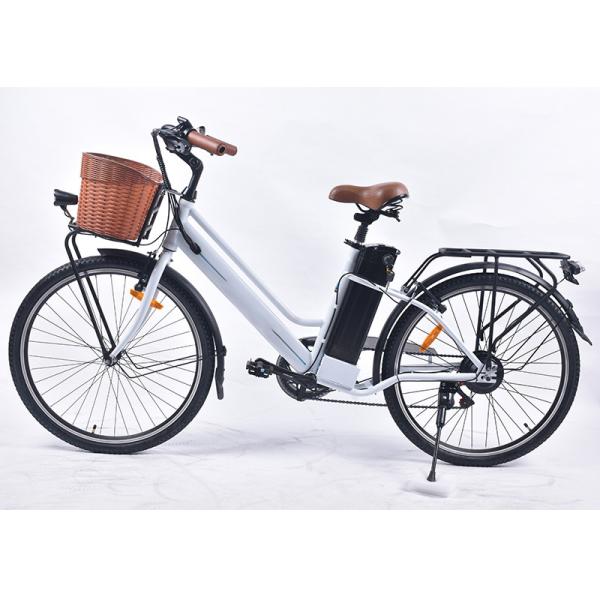 6Speed Lightweight Ladies Electric Bike , 25km/H Electric Ladies Bike With