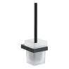 Buy cheap Modern Metal Stainless Steel Toilet Brush Holders Glass Bath Hardware Set from wholesalers