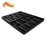 Recyclable Electronic Component Packages Black PET/PVC/PS Large Plastic Tray