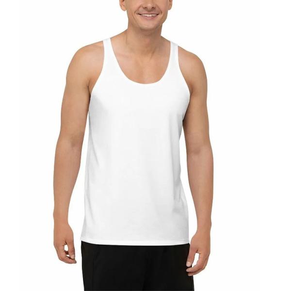 China Manufacturer Custom Casual Sport Men Slim Fit Blank Fitted Tank Top for