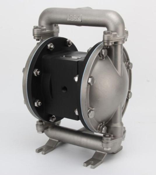 Chemical Resistant Air Driven Double Diaphragm Pump Self Priming Submerse