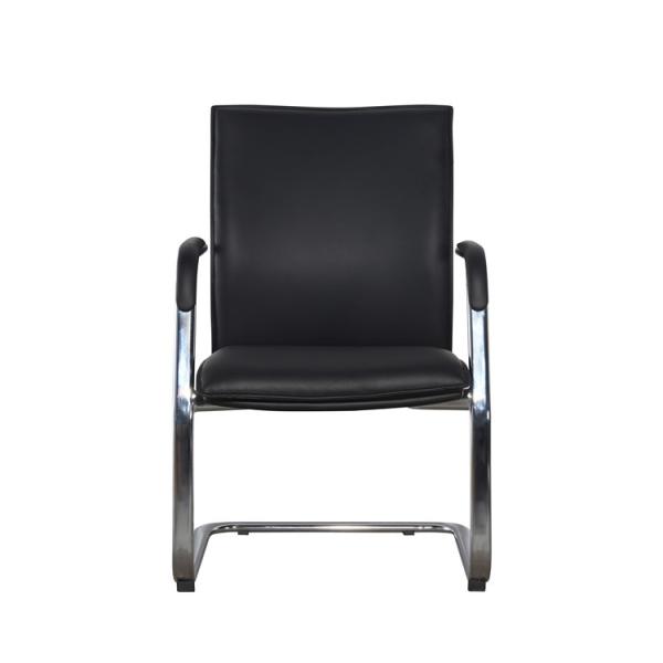 Quality Executive Office Guest Chairs No Wheels Chrome SS ODM BIFMA for sale