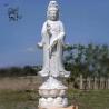 Buy cheap Marble Guan Yin Statue Female Buddha Avalokitesvara Kwan Yin Sculpture Life Size Outdoor from wholesalers