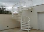 Contemporary Galvanized Modern Spiral Staircase Space Saving Outdoor