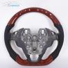 Buy cheap Custom Mahogany Ford Carbon Fiber Steering Wheel Smooth Leather F150 from wholesalers