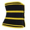 Buy cheap Neoprene 3 Belts Waist Trainer Black And Yellow Corset For Tummy Flattening from wholesalers