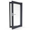 Buy cheap UV Resistant Modern Interior Glass Doors Double Glass Aluminium Swing Patio Door from wholesalers
