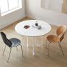 Buy cheap Modern Dining Room Furniture Transparent Round Acrylic Small Dining Table from wholesalers
