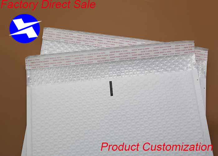 Poly Costom Bubble Padded Mailing Envelopes 4*8 6*8" Inches White Printing Logo