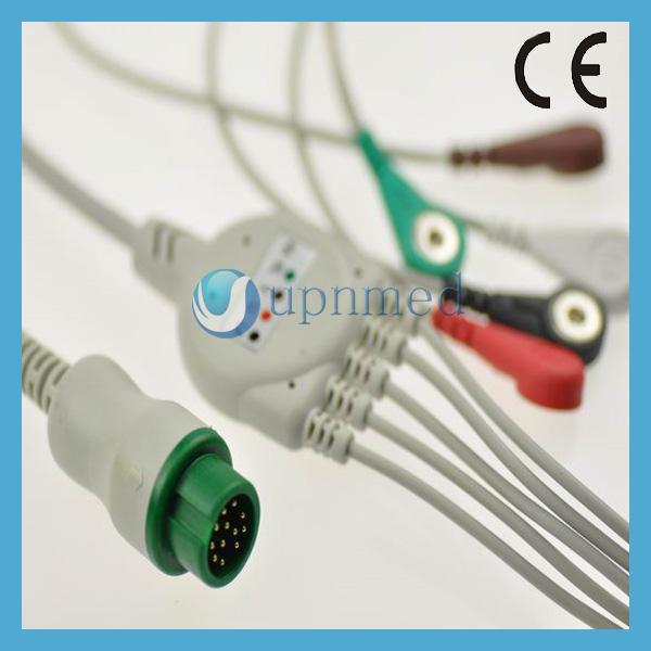 Buy cheap Mindray One piece 5-lead ECG Cable with leadwires from wholesalers