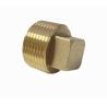 Buy cheap Square Head 1/2Inch NPT Brass Male Plug Fittings For Boat OEM Services from wholesalers