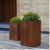 Buy cheap Weathering Steel Large Outdoor Flower Pot Weathering Steel Metal Flower Pot from wholesalers