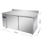 Buy cheap Steel 1200mm Kitchen Commercial Restaurant Refrigerator Self Closing from wholesalers