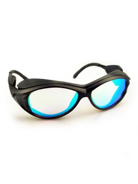 Buy cheap Glass PC 532 Nm Laser Safety Glasses Od6+ Green Light Reflective from wholesalers