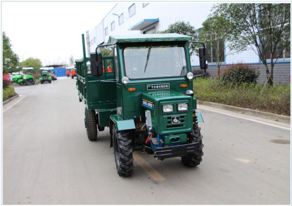Buy cheap Green Color Farm Tractor Dump Truck Articulated Chassis 4500*1580*1970mm Dimension from wholesalers