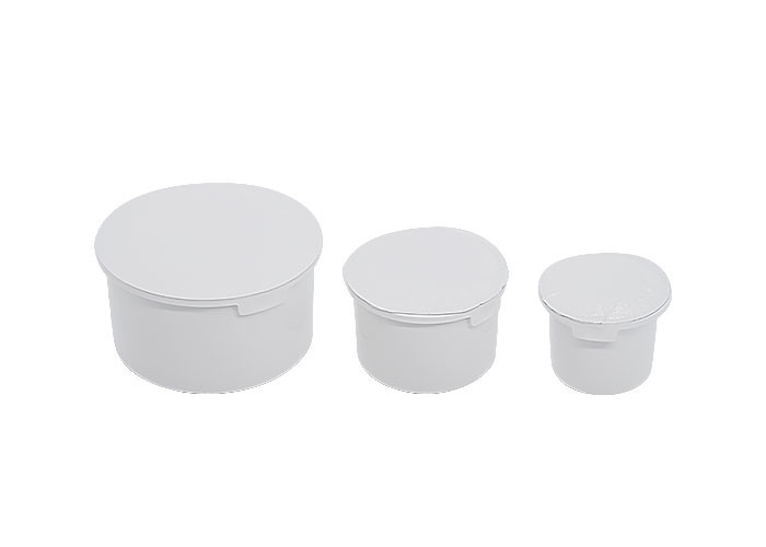 Refillable Plastic Cream Jar With Aluminum Foil Sealing Clear 50ml 100ml 200ml
