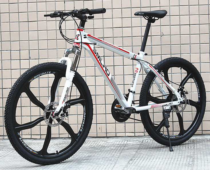 6 Blade Integrated Wheel 26 Inch Lightweight Aluminum Mountain Bike
