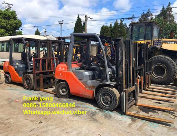 Buy cheap 8fd30 Second Hand Toyota Forklift 3 Ton 3000 Kg Rated Loading Capacity from wholesalers