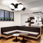 Macaron Dining Room Black Metal Chandelier Kitchen home Tam Tam Marset