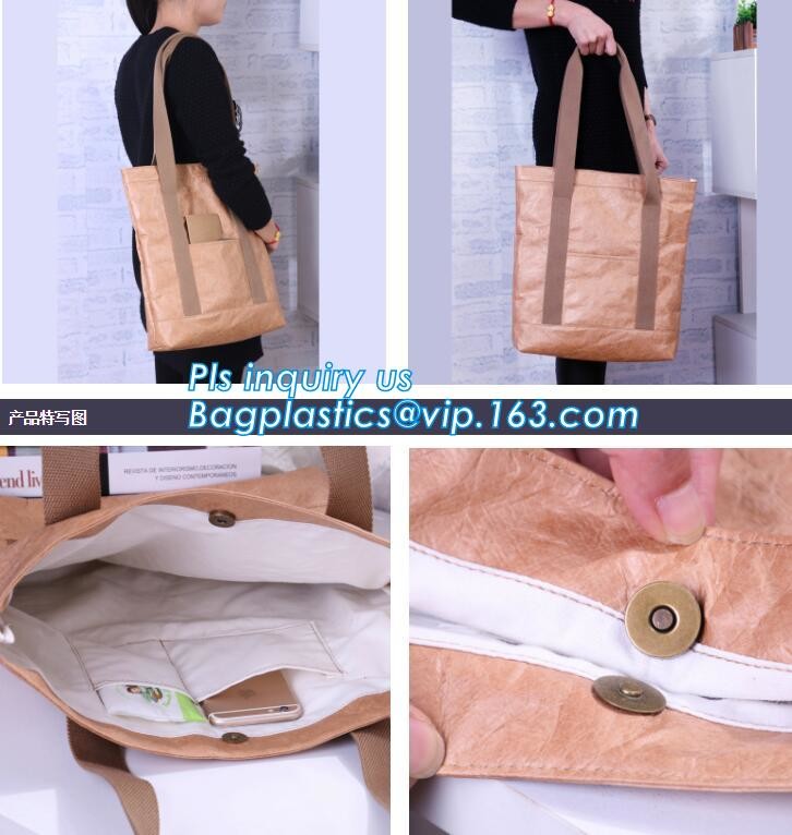 washable paper and tyvek foldable storage sack basket, tyvek bag waterproof storage container hamper baskets bagplastics