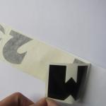 Irregular Die Cut Tamper Seal Stickers With Transfer Film Vinyl Security Seal