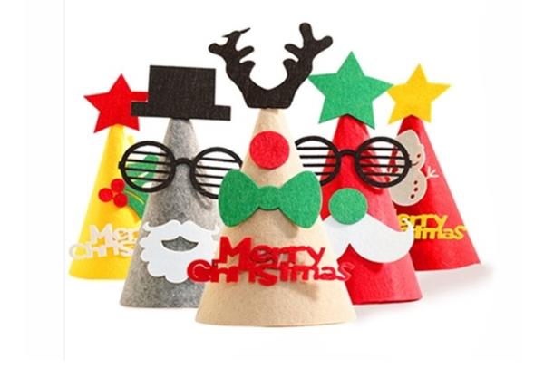 Buy cheap 43 Color Felt Christmas Decorations 25*15 Cm Party Children Hat from wholesalers