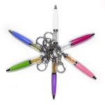 OEM Black Ink Metal Crystal Pen Laser Engraved Logo For Office