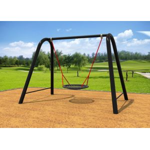 Buy cheap Arched Shape Kids Single Swing Set , Metal Swing Sets For Small Yard KP-G001 product