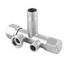 Buy cheap Bathroom Basin Dual Angle Valve 3 4 With High Temperature Resistance 130g from wholesalers