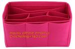 cute nursery felt box, Best selling wholesale felt purse organizer insert, Best