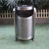 Buy cheap Stainless Steel Commercial Outdoor Trash Cans Rustproof For Garden Park from wholesalers
