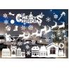 Buy cheap 0.15mm Electrostatic Window Stickers Living Room Christmas Wall Stickers from wholesalers