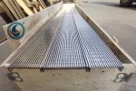 Straight Grating Wedge Wire Screen Panel Stainless Steel 316l 3mm Slot