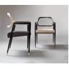 Buy cheap Commercial Restaurant Patio Furniture Outdoor Dining Chairs With Leather Seat from wholesalers