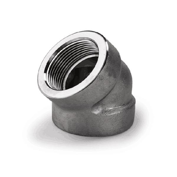 Buy cheap Alloy Steel ANSI B16.11 6000lb 45 Degree Threaded Elbow from wholesalers