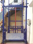 Industrial Steel Scissor Lift Table 48 Inches Lifting Height Yellow Push Button