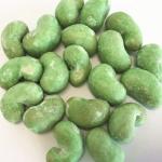 Good Taste Wasabi Coated Cashew Nut Snacks BRC / HACCP Certified Food Healthy