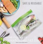 Eco friendly Zipper Leakproof Freezer Bag Washable Reusable PEVA Sandwich Snacks