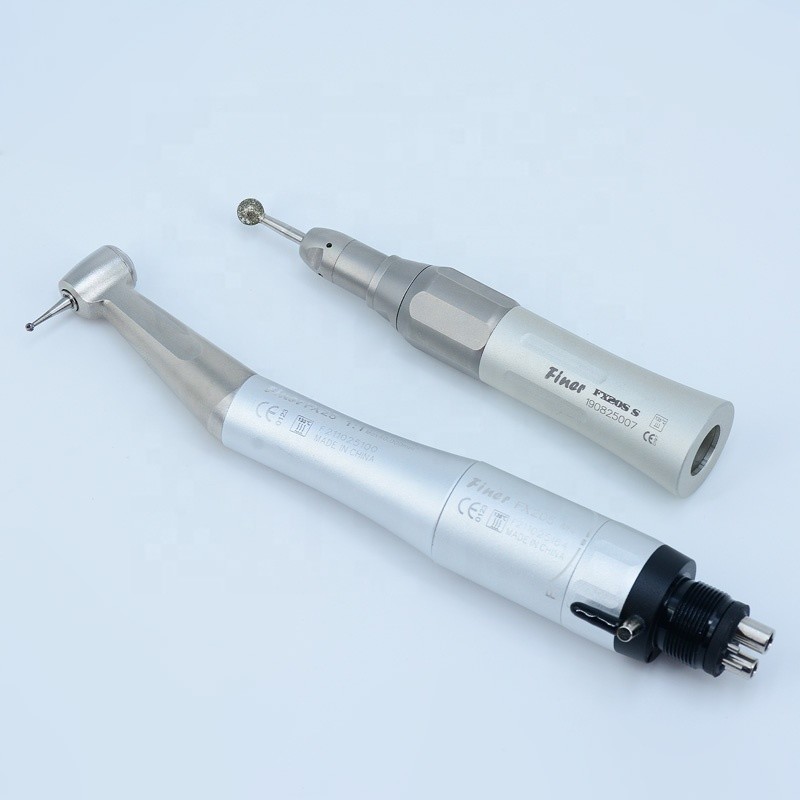 Portable Straight Handpiece Dental , 0.22-0.25Mpa Handpiece Contra Angle