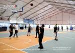 Water Proof Modularized Sport Event Tents / Black Basketball Court Temporary