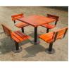 Buy cheap CE ISO Approved Wearproof Wood And Metal Outdoor Table from wholesalers
