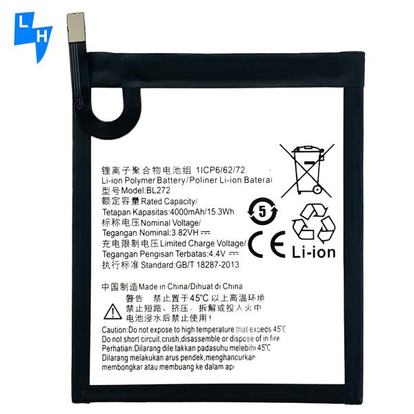 Buy cheap BL272 Replacement Battery 3200mAh for Lenovo Vibe K6 Power XT1662 K33A42 Black Capacity from wholesalers