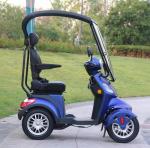 EEC / COC Approved 4 Wheel Electric Mobility Scooter With Roof 60V 500W Motor