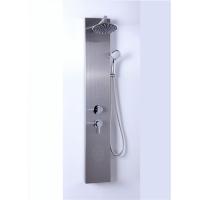 Buy cheap Sliver / Black Shower Columns Panels / Shower Spa Panel With High Pressure Round product