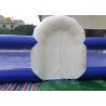 Buy cheap Movable Blue Inflatable Soccer Ball Football Field 16 m *8 m Anti - Ruptured from wholesalers